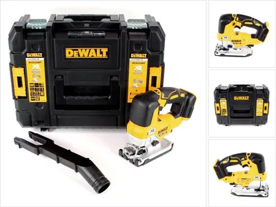 Zdjęcie produktu dla DeWALT DCS334NT-XJ, Górny uchwyt, Czarny, Żółty, 45°, 3200 spm, 13,5 cm, 2,6 cm