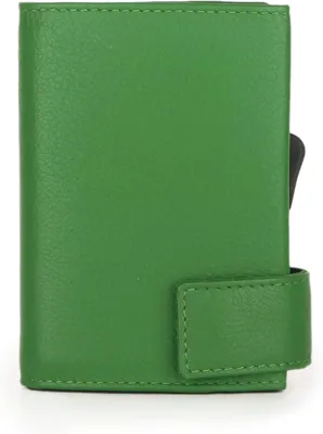Produktbild von Geldbörse mit Kartenetui mit Münzfach Reißverschluss SLIM MINI-GELDBÖRSE MIT RFID-SCHUTZ HOCHWERTIGES ECHTLEDER-DESIGN FÜR DEN ALLTAG