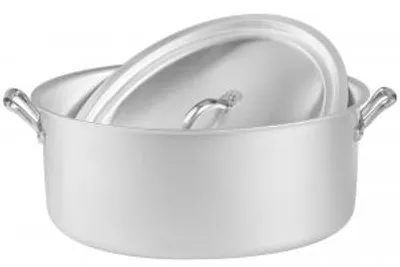 Zdjęcie produktu dla Pentole Agnelli FAMA2636 Garnek do gotowania z pokrywką, aluminium, średnica 36 cm