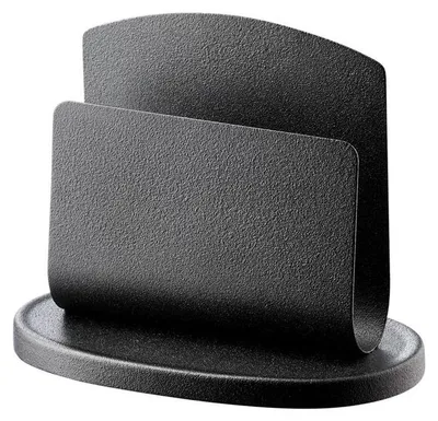 Produktbild von Servietten-/Kartenhalter, eckig, schwarz, H. 80 mm