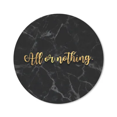 Produktbild von MuchoWow® Mauspad Mousepad Zitat - Motivation - Marmor - Gold 30x30 cm - Mousepads - Maus Mat - Pad - Mausunterlage - Tischunterlage - Schreibtischmatten