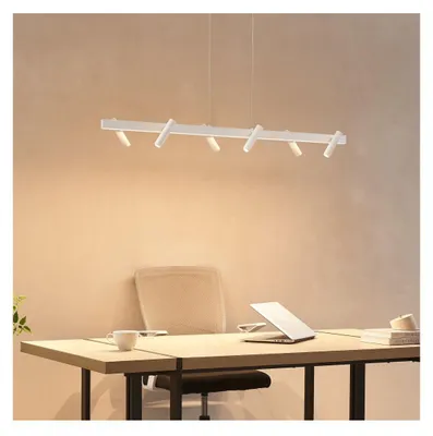 Produktbild von KOSILUM - Hängeleuchte, Aluminium und Acryl - Weiß - Aniska
