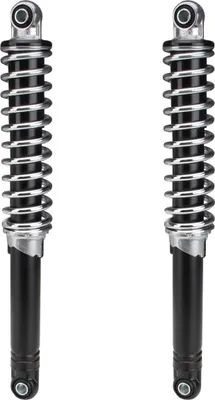 Immagine prodotto di Set ammortizzatori 340mm cromo/nero (10/10mm) universale ciclomotore mokick - Citomerx