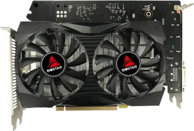 Produktbild von Biostar GeForce GTX1050, GeForce GTX 1050, 4 GB, GDDR5, 128 Bit, 7680 x 4320 Pixel, PCI Express 3.0