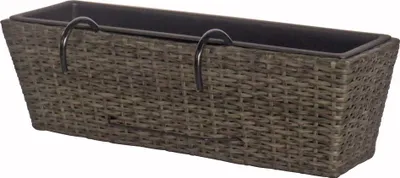 Produktbild von Balkonkasten mit Halterung Balkon Kübel Blumenkasten Pflanzkasten Blumen Pflanze