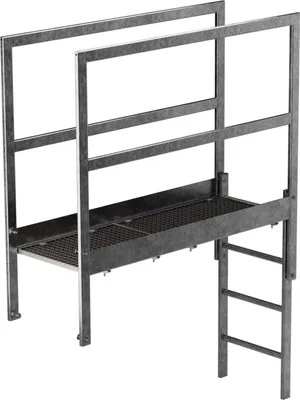 Produktbild von MUNK Attika-Überstieg in Sonderlängen Stahl verzinkt 1600mm