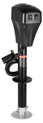Produktbild von Elektrische Anhängerheber, 2267 kg Tragfähigkeit, 12 V, 350 W Leistung, aus Kohlenstoffstahl