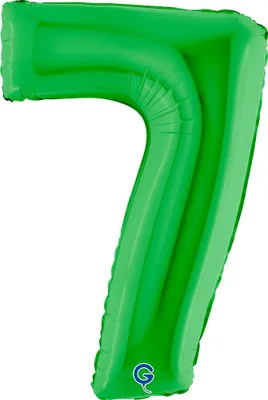 Immagine prodotto di Pallone gonfiabile numero 7 verde 102cm extra large