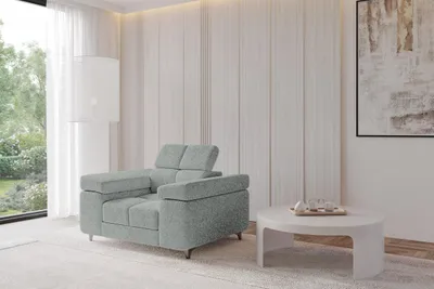 Produktbild von ALTDECOR Sessel LORD-F - 130x97x90 - Grün Chenille