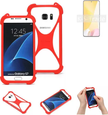Produktbild von K-S-Trade Handy-Hülle kompatibel mit Xiaomi 12 Lite Schutz-Hülle Bumper Silikon Schutz Hülle Cover Case Silikoncase Silikonbumper TPU Softcase