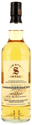 Produktbild von Cameronbridge 12 Jahre - 2012/2025 - 1st Fill Bourbon Barrels - 100 Proof Edition #1 - Lowland Single Grain Scotch Whisky