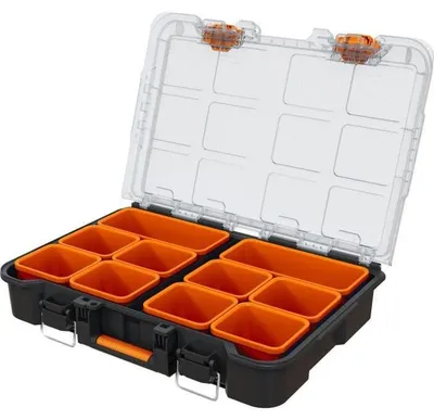 Obrázok produktu pre Organizér WORX BY KETER STACK N ROLL 48 x 33 x 11,5 cm Čierna