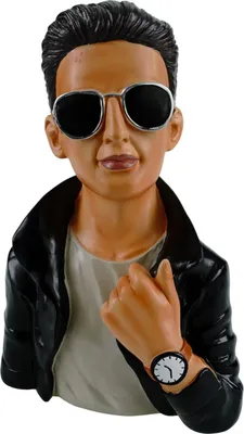 Produktbild von formano Deko Büste Mann modern Dekofigur Männerbüste Polyresin Handbemalt 26 cm