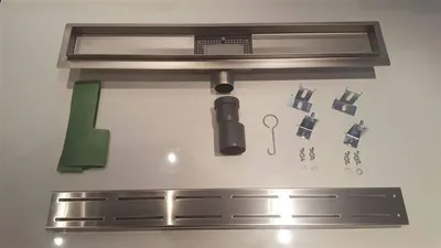 Immagine prodotto di Glaswerk Westfalen- Canalina doccia in acciaio inox + fessura 90cm