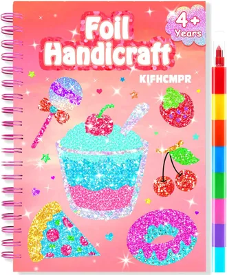 Imagen del producto de Kit de manualidades con papel de aluminio para niños: actividad creativa con 90 piezas