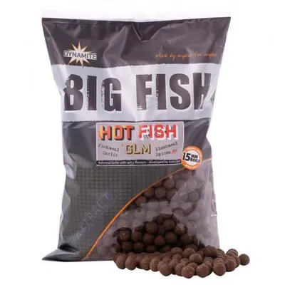 Produktbild von Dynamite Baits Boilies Hot Fish & GLM Inhalt 1800g ø15mm