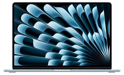 Produktbild von Apple MacBook Air 15" M5 1TB Himmelblau mdvt4, 15,30, Apple M5 10-Core, 1000, 16, Apple M5 10-Core GPU, Mac OS