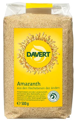 Immagine prodotto di Amaranto Davert, confezione da 8 (8 x 500 g)