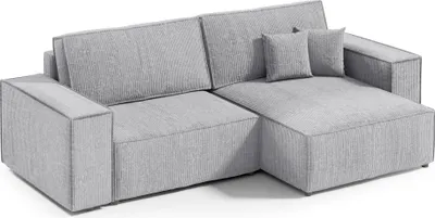 Produktbild von FEDVE Ecksofa Sekwana MINI L Form Sofa Schlaffunktion Bettkästen Couch Sofagarnitur