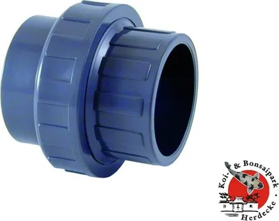 Produktbild von PVC Verschraubung / Kupplung mit 2 x Klebemuffe - 40 mm