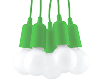 Produktbild von Pendelleuchte DIEGO 5 Grün - 5x E27 Fassung - max. 5x60W - exkl. LED's