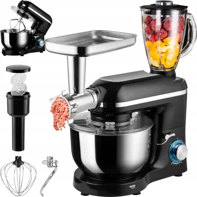 Produktbild von 3In1-Planeten-Küchenmaschine 1300W 5L Mixer Und Fleischwolf