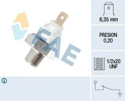 Produktbild von FAE 11700 Öldruckschalter Öldrucksensor für LAND ROVER Discovery II (L318) für MORGAN PLUS EIGHT