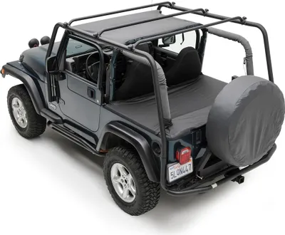 Obrázek produktu pro Střešní nosič černý úložný box Střešní nosič Jeep Wrangler TJ 96-06