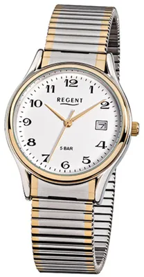 Immagine prodotto di Orologio da polso Regent in oro argento F-472 da uomo analogico al quarzo URF472