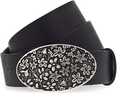 Produktbild von MUSTANG Leder Gürtel Women´s Belt W95 Black schwarz