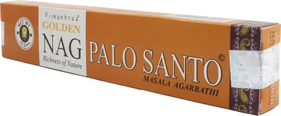 Produktbild von 1x 15g Räucherstäbchen - Golden Nag Palo Santo - Duftmischung