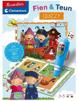 Image de Jeu éducatif Clementoni « Fien et Teun Quizzy » avec stylo électronique