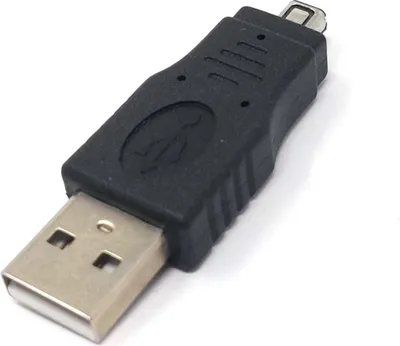 Produktbild von USB 2.0 Adapter Typ A Stecker zu IEEE 1394 4P Stecker Kabel in Schwarz