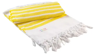 Immagine prodotto di ARTG - Asciugamano "Hamamzz Dalaman" LT3944 (taglia unica) (bianco/giallo brillante)