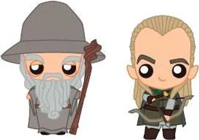 Produktbild von Gandalf- und Legolas-Actionfiguren-Set für Sammler