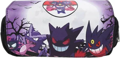 Produktbild von Veľký peračník Pokémon | peračník s obálkou zPolyuretánkože | motív: Gengar | čierna