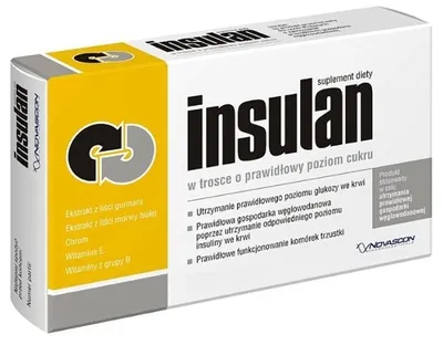 Obrázok produktu pre Insulan - Výživový doplnok, 60 tabliet