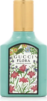 Obrázek produktu pro Gucci Flora Gorgeous Jasmine, Ženy, 30 ml, Mandarinka, Jasmín, Magnoliová, Santalové dřevo, Sprej
