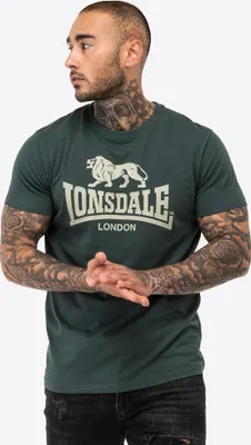 Image de T-shirt homme coupe régulière ST. ERNEY Vert/Vert S Lonsdale