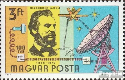 Produktbild von Briefmarken Ungarn 1976 Mi 3105A (kompl.Ausg.) postfrisch 100 Jahre Telefon