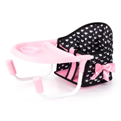 Produktbild von Bayer Design 65960AA Puppentischsitz, Sitz für Puppen mit intergiertem Tablett, für Puppen bis 46 cm