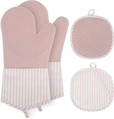 Produktbild von Silikon Backhandschuhe, hitzebeständig, Größe L, rutschfest, für Küche