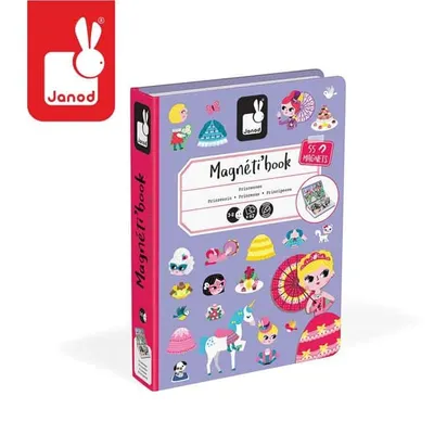 Produktbild von JANOD Princess Magneti'book, 3 Jahr(e), Karton, Violett