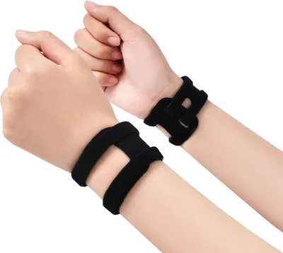 Produktbild von INF Verstellbare Handgelenkbandage – Handgelenkstütze für das Training Schwarz