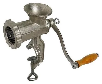 Immagine prodotto di Macinino manuale per carne Reber, modello n.8, 8691, acciaio inossidabile