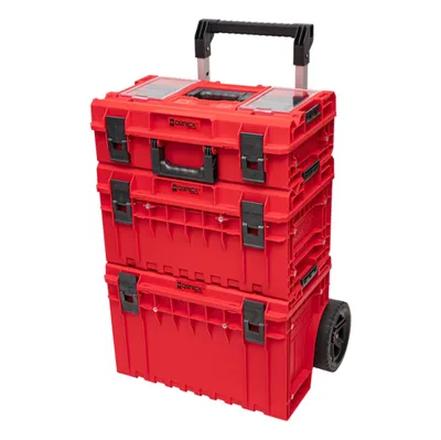 Zdjęcie produktu dla Qbrick System ONE Cart Profi Set 2.0 RED ULTRA HD Custom + ONE 350 Profi 2.0 RED ULTRA HD Custom + ONE 200 Profi 2.0 RED ULTRA HD Custom z możliwością sztaplowania IP66