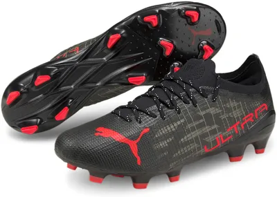 Produktbild von Puma Herren Fußballschuhe Ultra 1.3 FG/AG - 106477 03/02 schwarz/sunblaze, Farbe:Schwarz, Herren Schuhe:46