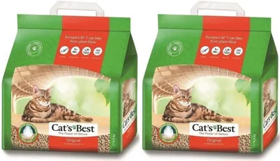 Produktbild von Cat's Best Original Katzenstreu  2er-Pack (2 x 7l)