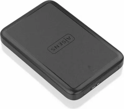 Obrázok produktu pre AISENS ASE-2519B, HDD/SSD rámček, 2.5", SATA, Serial ATA II, Serial ATA III, 5 Gbit/s, USB pripojenie, Čierna