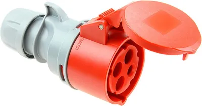 Produktbild von cetac antennenfuß 3p+t, 32a 400v. ip44 903144a (eingeschrumpft) solera